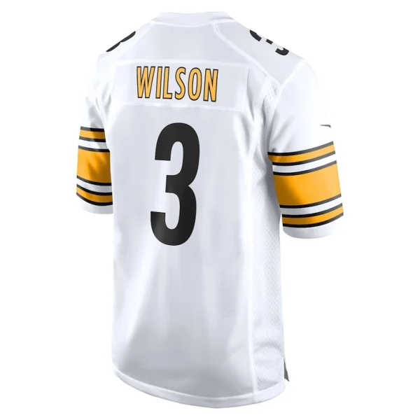 Russell wilson pittsburgh steelers nike white game jersey White L