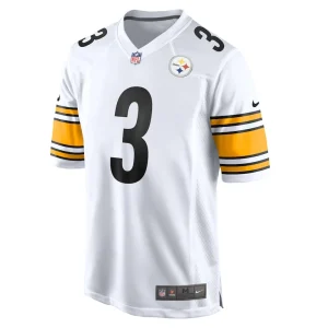 Russell wilson pittsburgh steelers nike white game jersey White M