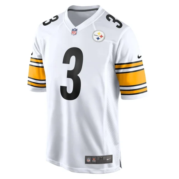 Russell wilson pittsburgh steelers nike white game jersey White M