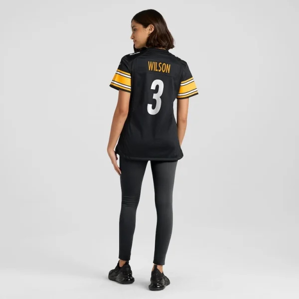 Russell wilson pittsburgh steelers nike womens game jersey Black 2XL
