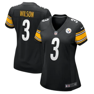Russell wilson pittsburgh steelers nike womens game jersey Black