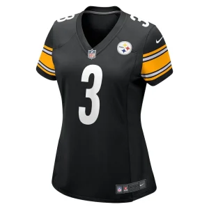 Russell wilson pittsburgh steelers nike womens game jersey – black Multi M
