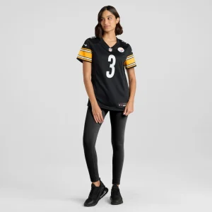 Russell wilson pittsburgh steelers nike womens game jersey – black Multi XL