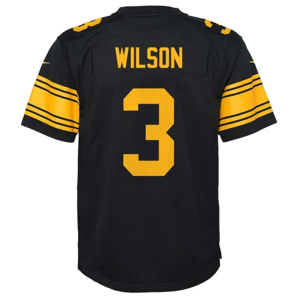 Russell wilson pittsburgh steelers nike youth alternate player game jersey Black Yth L