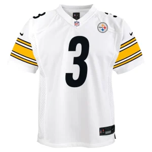 Russell wilson pittsburgh steelers nike youth player game jersey White Yth M