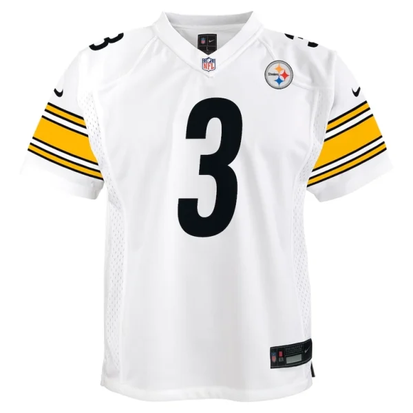 Russell wilson pittsburgh steelers nike youth player game jersey White Yth M