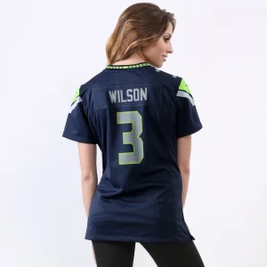 Russell wilson seattle seahawks nike womens game player jersey College navy M