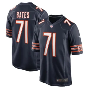 Ryan bates chicago bears nike game jersey Navy