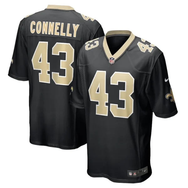 Ryan connelly new orleans saints nike team game jersey Black