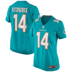 Ryan fitzpatrick miami dolphins nike womens game jersey Aqua