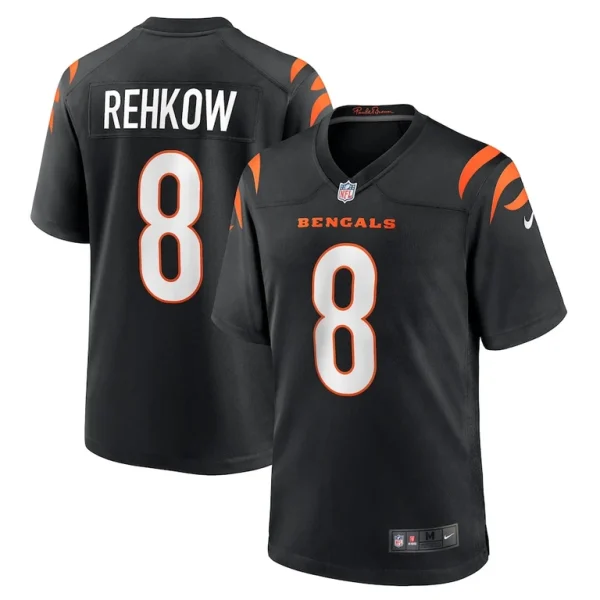 Ryan rehkow cincinnati bengals nike game jersey Black