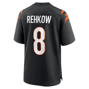 Ryan rehkow cincinnati bengals nike game jersey Black L
