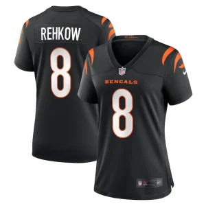 Ryan rehkow cincinnati bengals nike womens game jersey Black