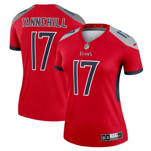 Ryan tannehill tennessee titans nike womens inverted legend player performance top Red