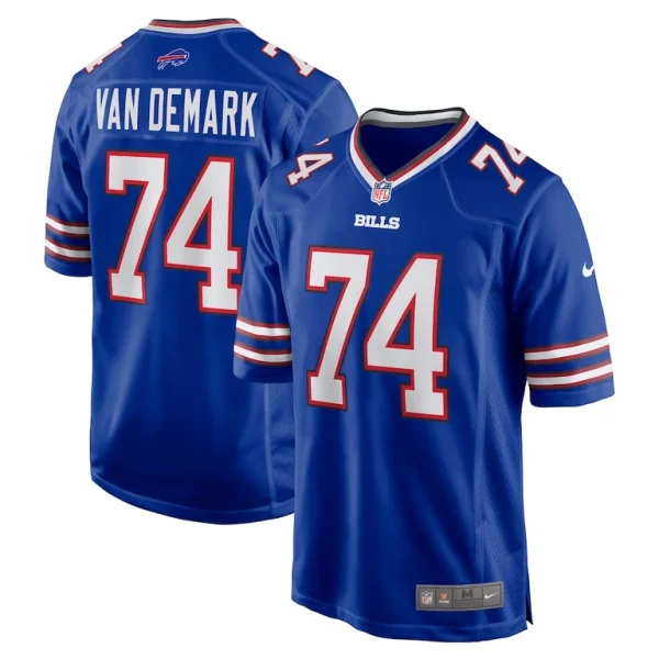 Ryan van demark buffalo bills nike game player jersey Royal