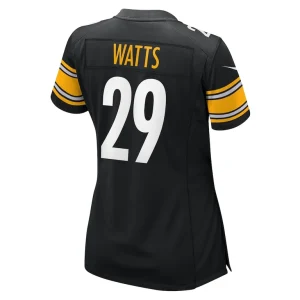 Ryan watts pittsburgh steelers nike womens game jersey Black L