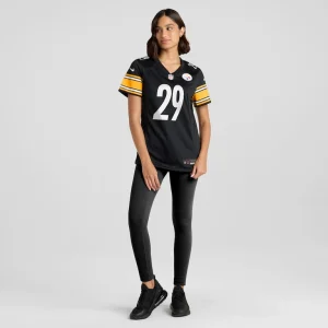 Ryan watts pittsburgh steelers nike womens game jersey Black XL
