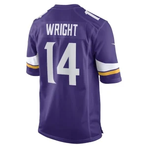 Ryan wright minnesota vikings nike game player jersey Purple L