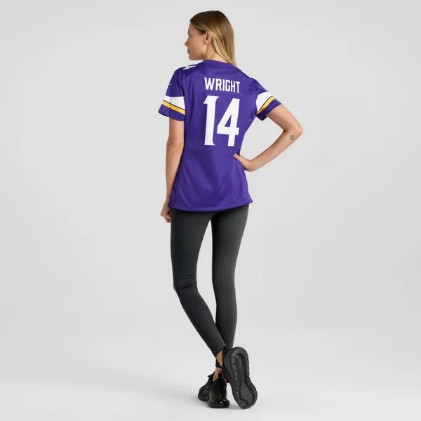 Ryan wright minnesota vikings nike womens game player jersey Purple 2XL