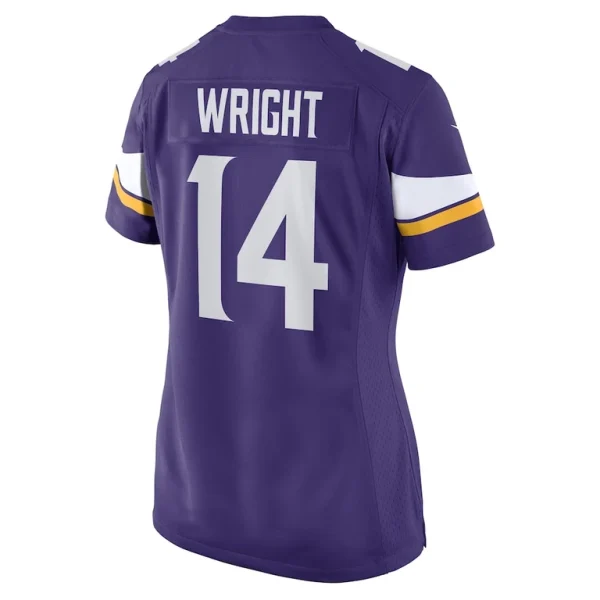 Ryan wright minnesota vikings nike womens game player jersey Purple L