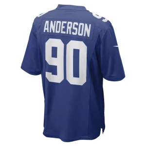 Ryder anderson new york giants nike game player jersey Royal L