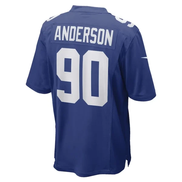 Ryder anderson new york giants nike game player jersey Royal L