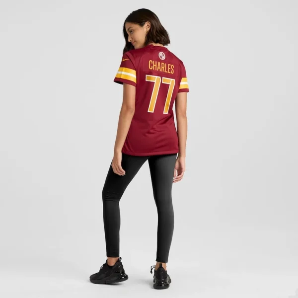 Saahdiq charles washington commanders nike womens game jersey Burgundy 2XL