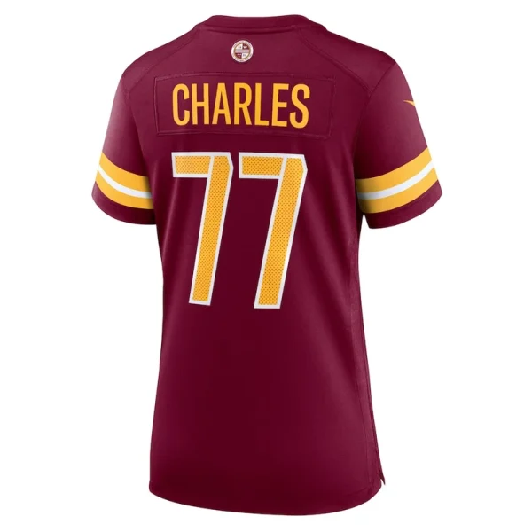 Saahdiq charles washington commanders nike womens game jersey Burgundy L