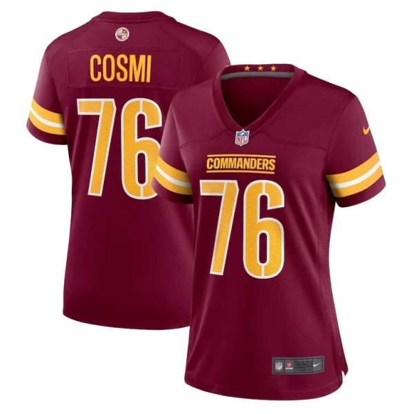 Sam cosmi washington commanders nike womens game jersey Burgundy