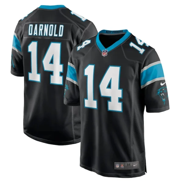 Sam darnold carolina panthers nike game player jersey Black