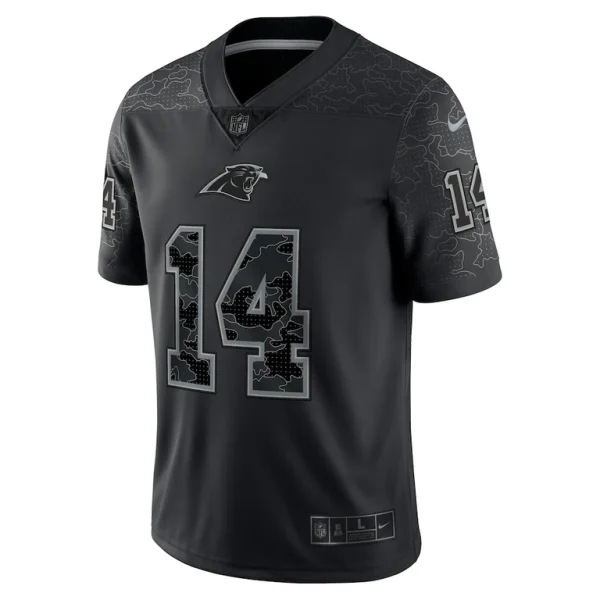 Sam darnold carolina panthers nike rflctv limited jersey Black L