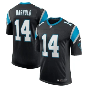 Sam darnold carolina panthers nike vapor limited jersey Black