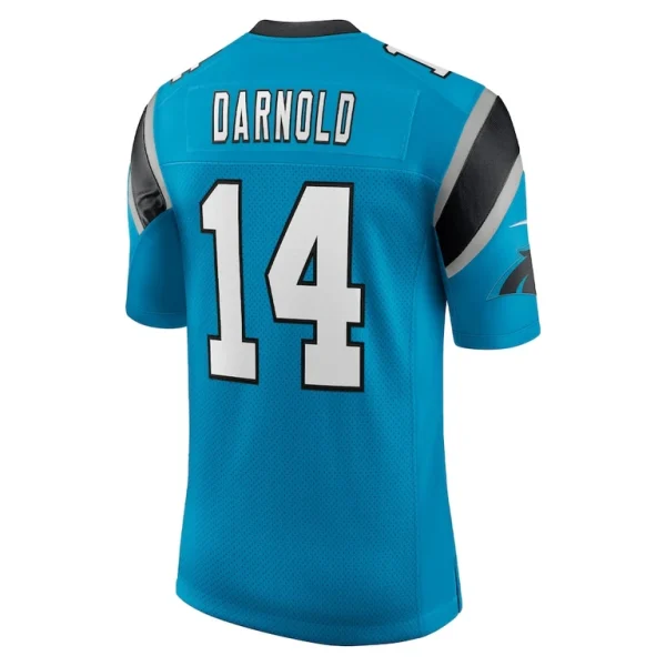 Sam darnold carolina panthers nike vapor limited jersey Blue L