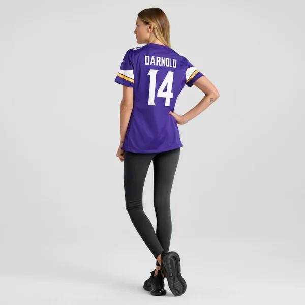 Sam darnold minnesota vikings nike womens team game jersey Purple 2XL