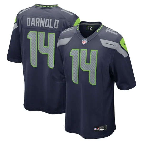 Sam darnold seattle seahawks nike youth game player jersey College navy