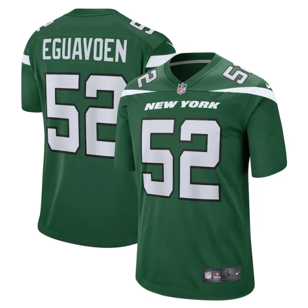 Sam eguavoen new york jets nike game jersey Gotham green