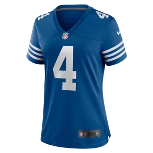 Sam ehlinger indianapolis colts nike womens game player jersey Blue M