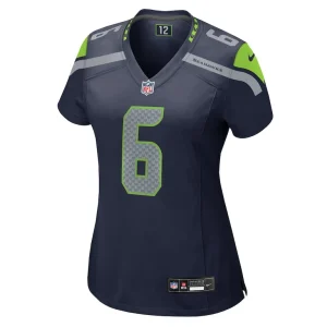 Sam howell seattle seahawks nike womens game jersey College navy M