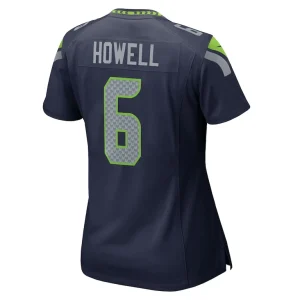 Sam howell seattle seahawks nike womens team game jersey College navy L