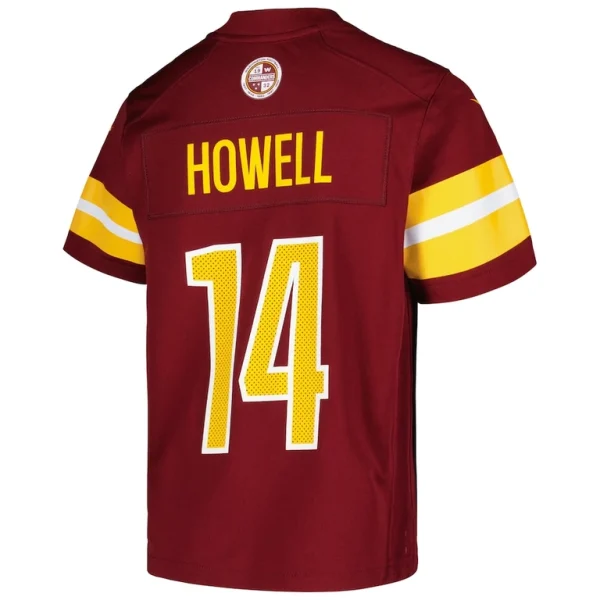 Sam howell washington commanders nike youth game jersey Burgundy Yth L