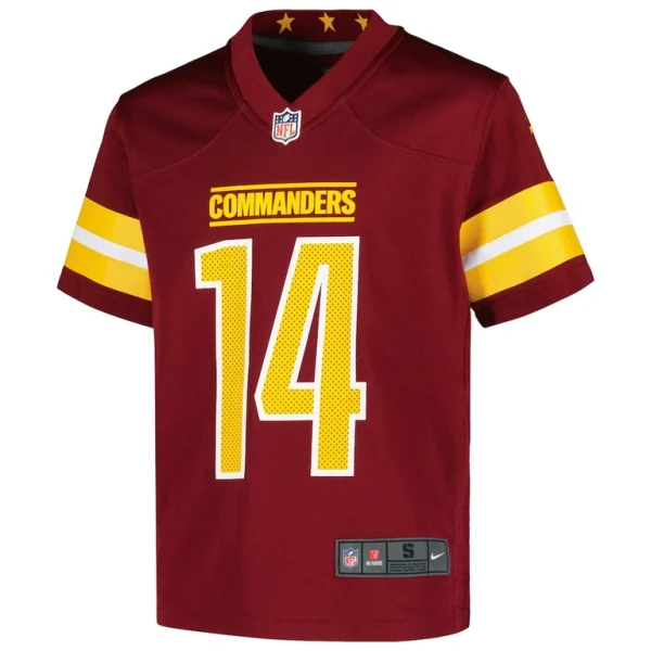 Sam howell washington commanders nike youth game jersey Burgundy Yth M