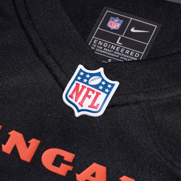 Sam hubbard cincinnati bengals nike player game jersey Black XL