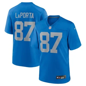 Sam laporta detroit lions nike alternate game jersey Blue
