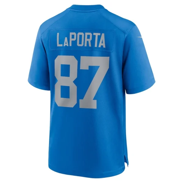 Sam laporta detroit lions nike alternate game jersey Blue L