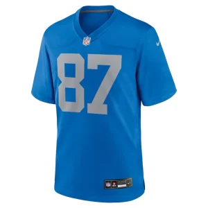 Sam laporta detroit lions nike alternate game jersey Blue M