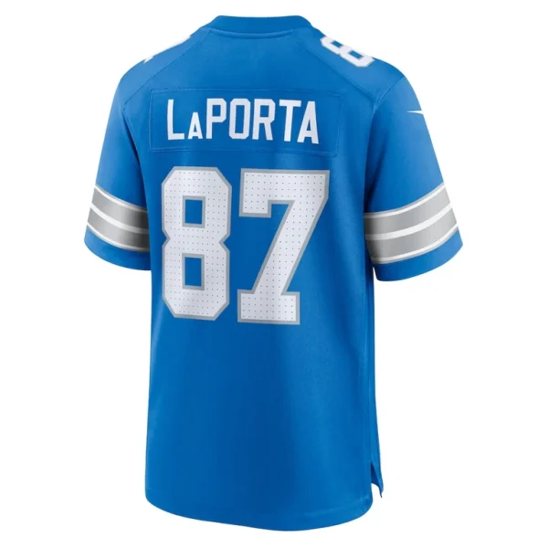 Sam laporta detroit lions nike game jersey Blue L