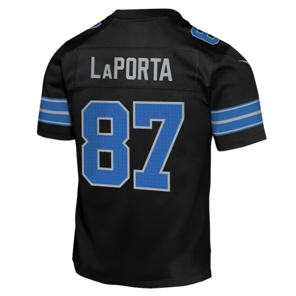 Sam laporta detroit lions nike youth alternate player game jersey Black Yth L