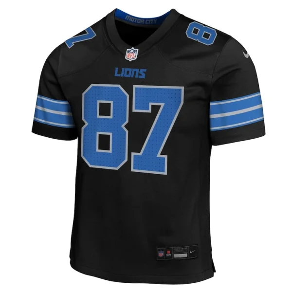 Sam laporta detroit lions nike youth alternate player game jersey Black Yth M