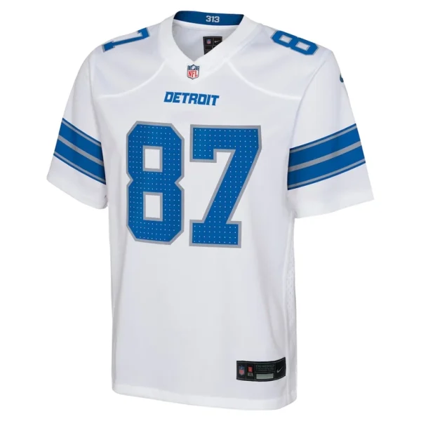 Sam laporta detroit lions nike youth player game jersey White Yth M