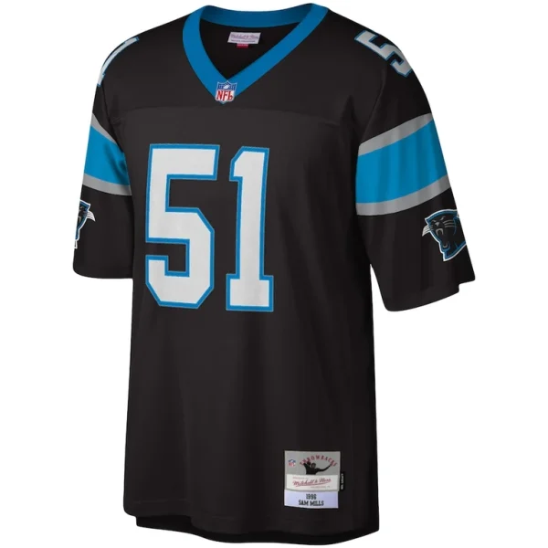 Sam mills carolina panthers mitchell ness legacy replica jersey Black M